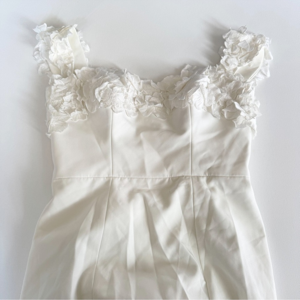 NWT Jenny by Jenny Yoo Willow Strapless Floral Convertible Wedding Gown White 10 - Picture 5 of 10